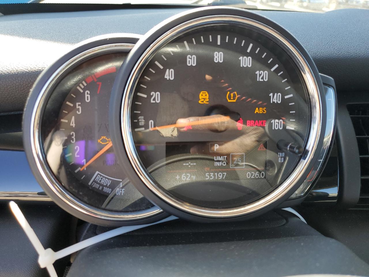 2019 MINI Cooper VIN WMWXP7C52K2A50805 Copart auction photo, water/flood damage thumbnail 9