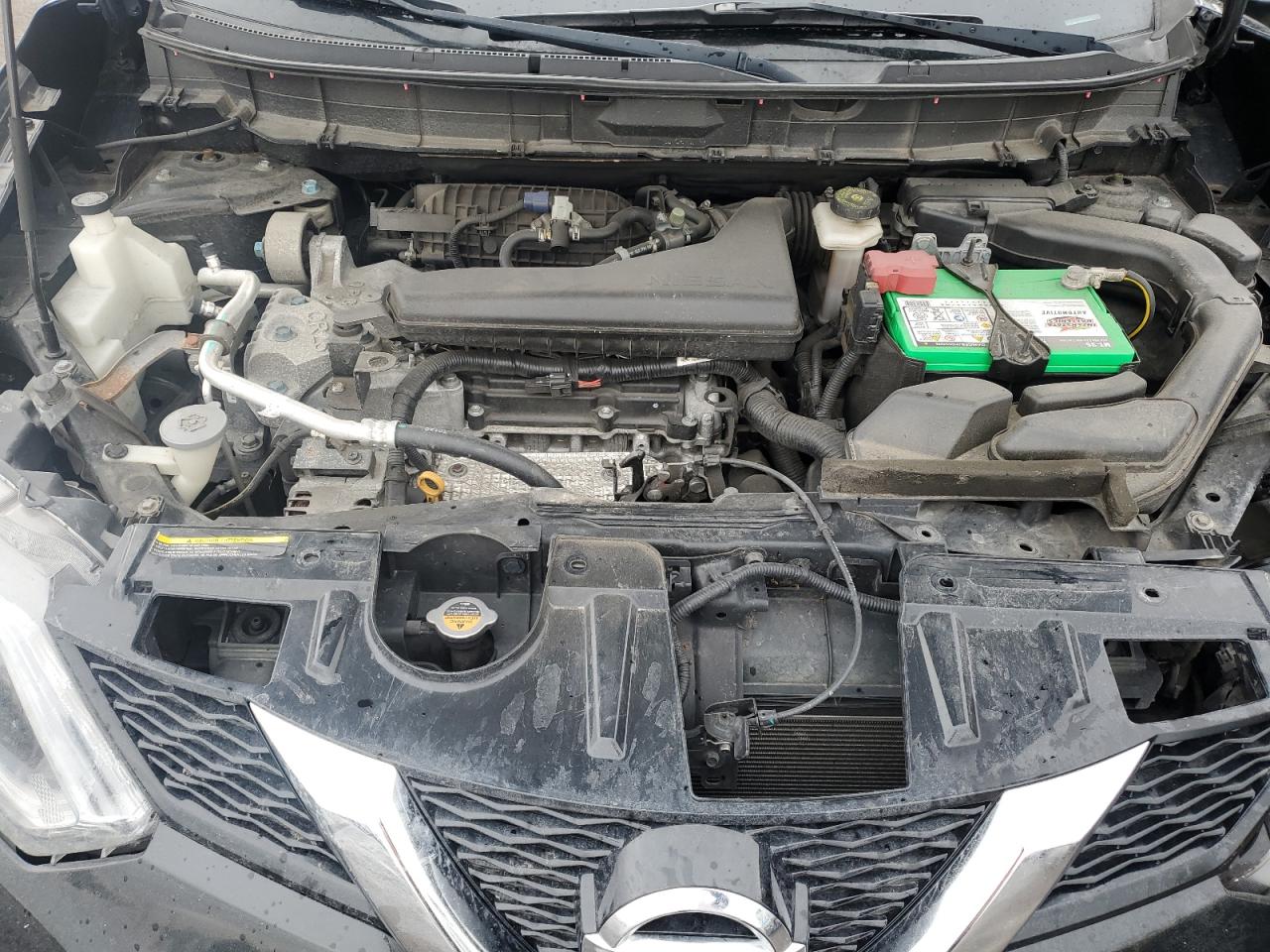 2016 Nissan Rogue VIN KNMAT2MVXGP598287 Copart auction photo, front end / undercarriage damage thumbnail 12