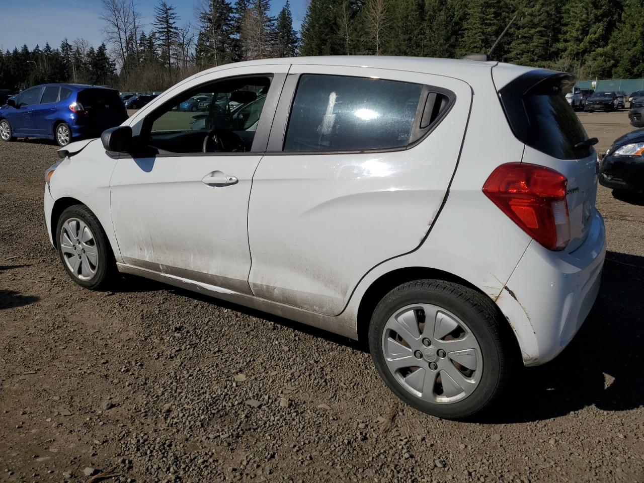 2016 Chevrolet Spark VIN KL8CB6SA1GC617408 Copart auction photo, front end / side damage thumbnail 2