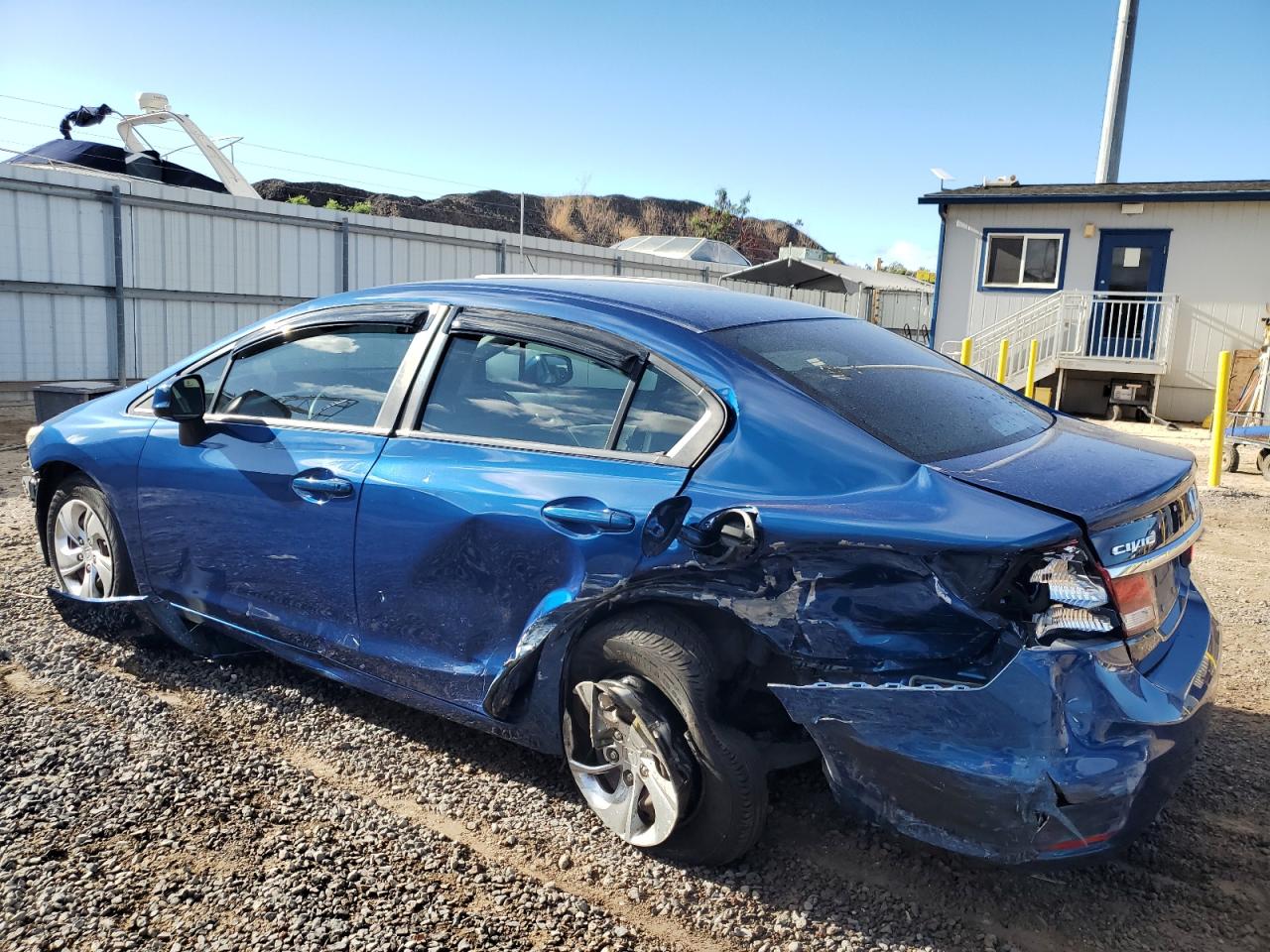 2013 Honda Civic VIN 19XFB2F57DE259682 Copart auction photo, all over damage thumbnail 2