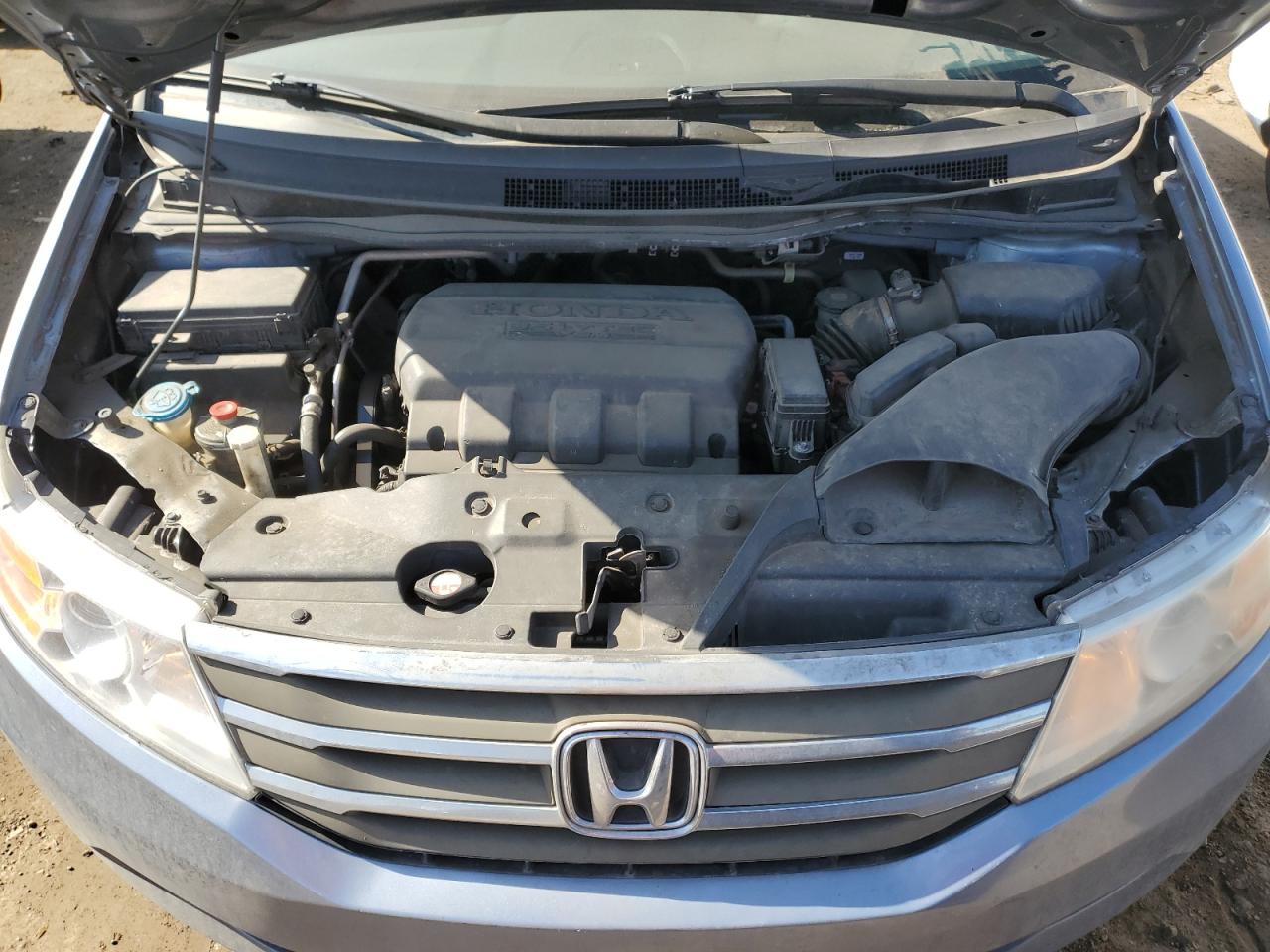 2013 Honda Odyssey VIN 5FNRL5H43DB062745 Copart auction photo, side / minor dent/scratches damage thumbnail 12