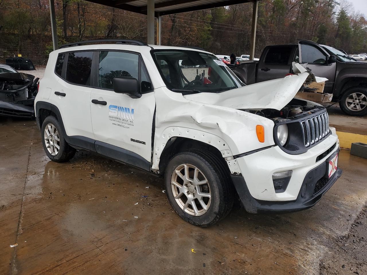 2021 Jeep Renegade VIN ZACNJDAB6MPM45768 Copart auction photo, front end damage thumbnail 4