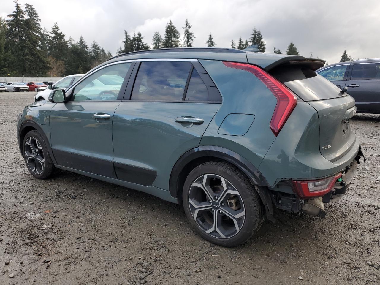 2024 KIA Niro VIN KNDCR3LF9R5123168 Copart auction photo, front end / rear end damage thumbnail 2