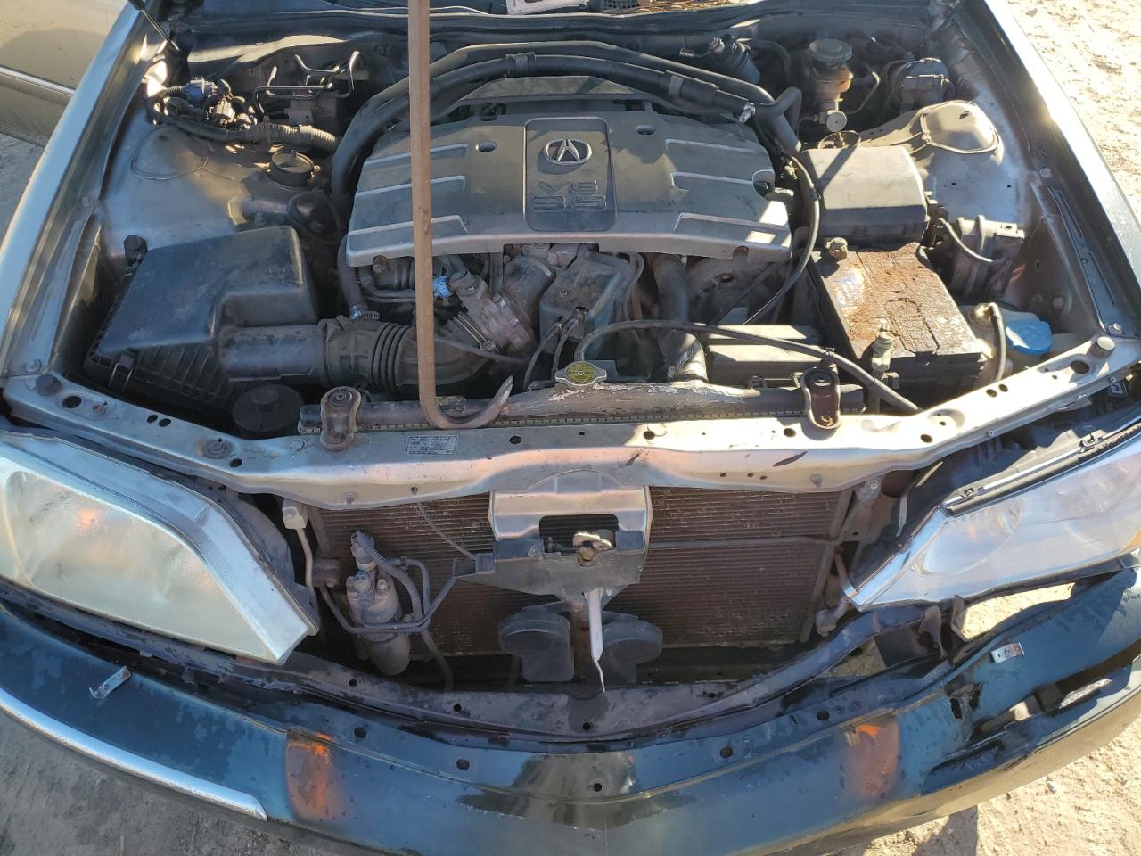 2002 Acura RL VIN JH4KA96542C006848 Copart auction photo, all over damage thumbnail 11