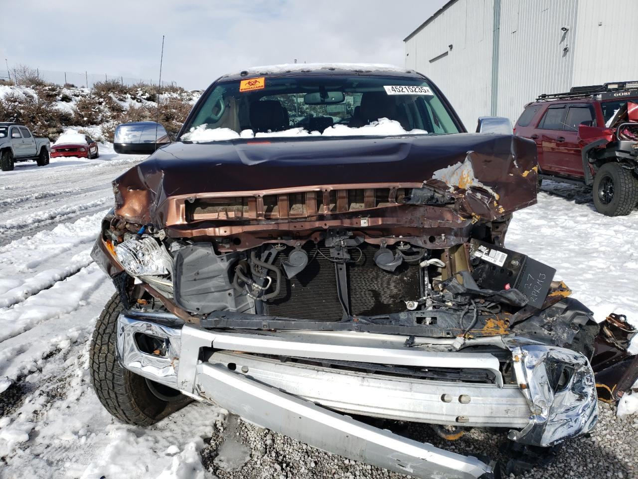 2015 Toyota Tundra VIN 5TFAY5F17FX435589 Copart auction photo, front end damage thumbnail 5