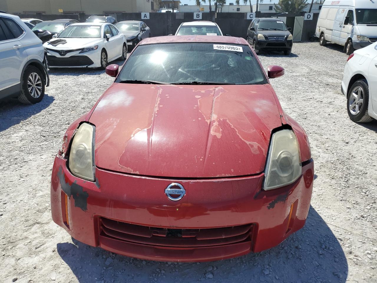 2006 Nissan 350Z VIN JN1AZ34D26M305609 Copart auction photo, front end damage thumbnail 5