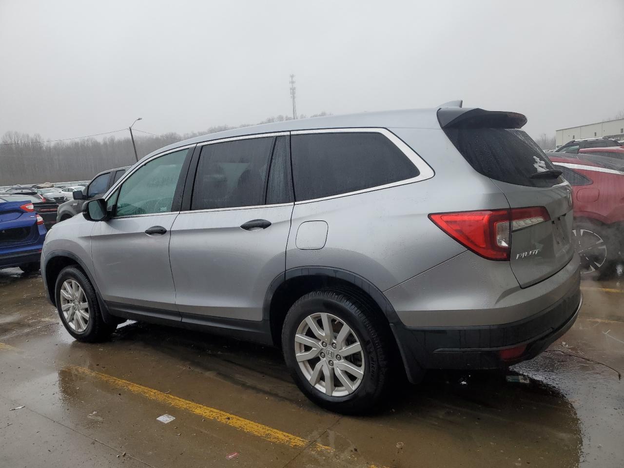 2019 Honda Pilot VIN 5FNYF6H10KB064478 Copart auction photo, side damage thumbnail 2