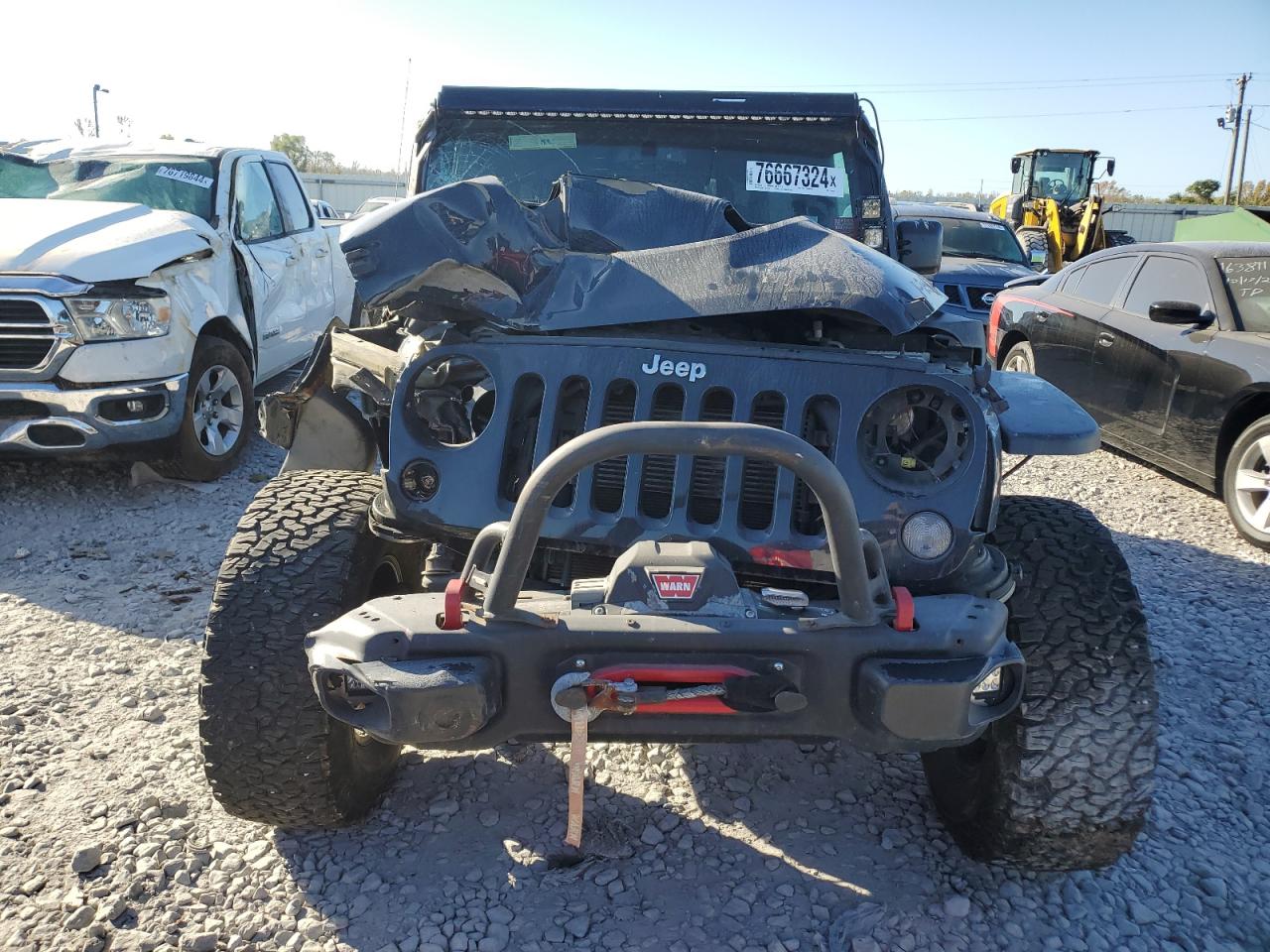 2017 Jeep Wrangler VIN 1C4BJWFG7HL579284 Copart auction photo, front end damage thumbnail 5