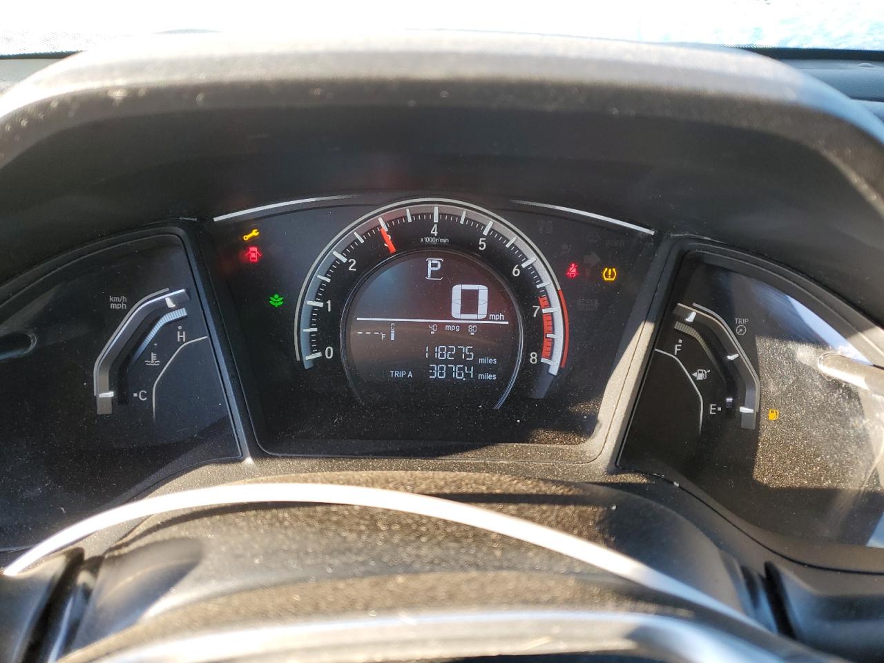 2016 Honda Civic VIN 19XFC2F58GE083503 Copart auction photo, front end damage thumbnail 9
