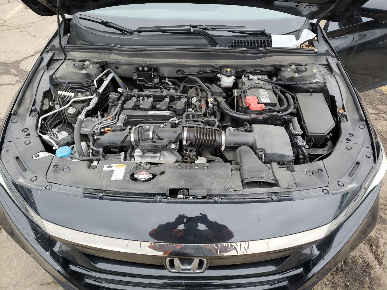 2020 Honda Accord VIN 1HGCV1F32LA096686 Copart auction photo, rear end damage thumbnail 11