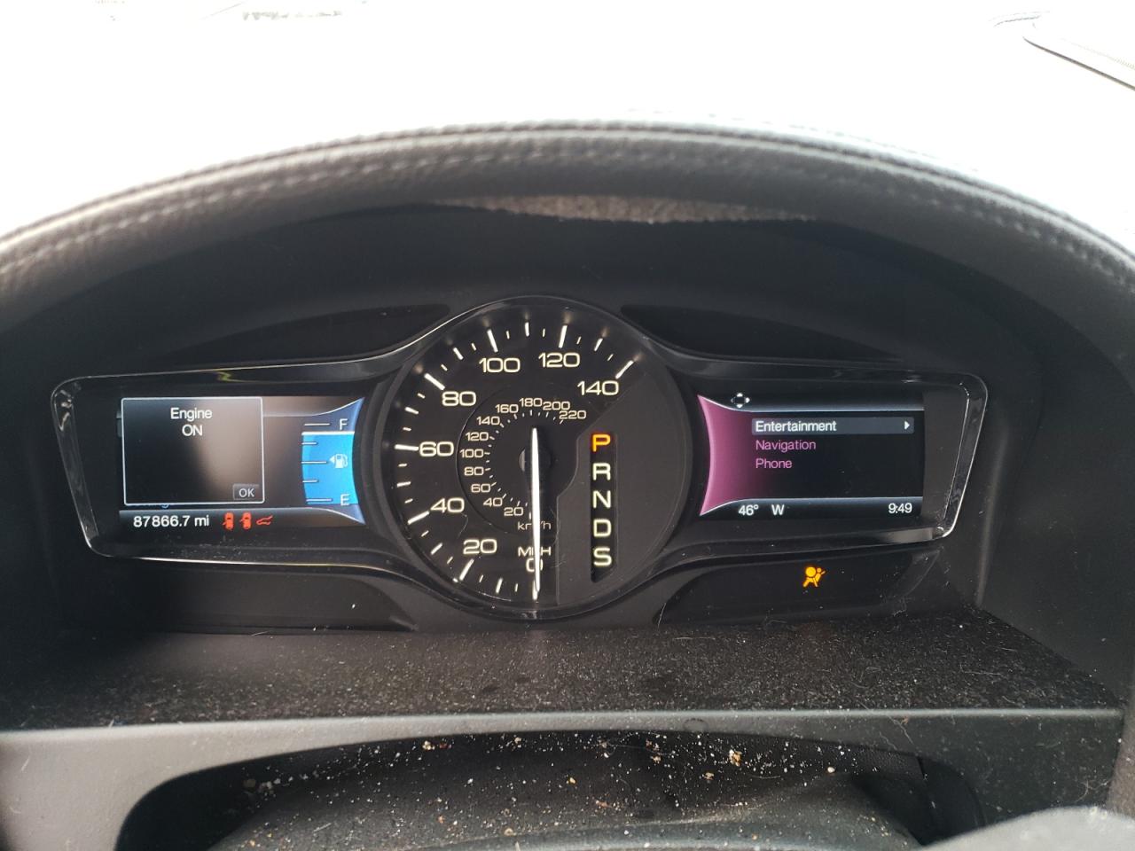 2015 Lincoln MKX VIN 2LMDJ8JK1FBL21937 Copart auction photo, rear end damage thumbnail 9