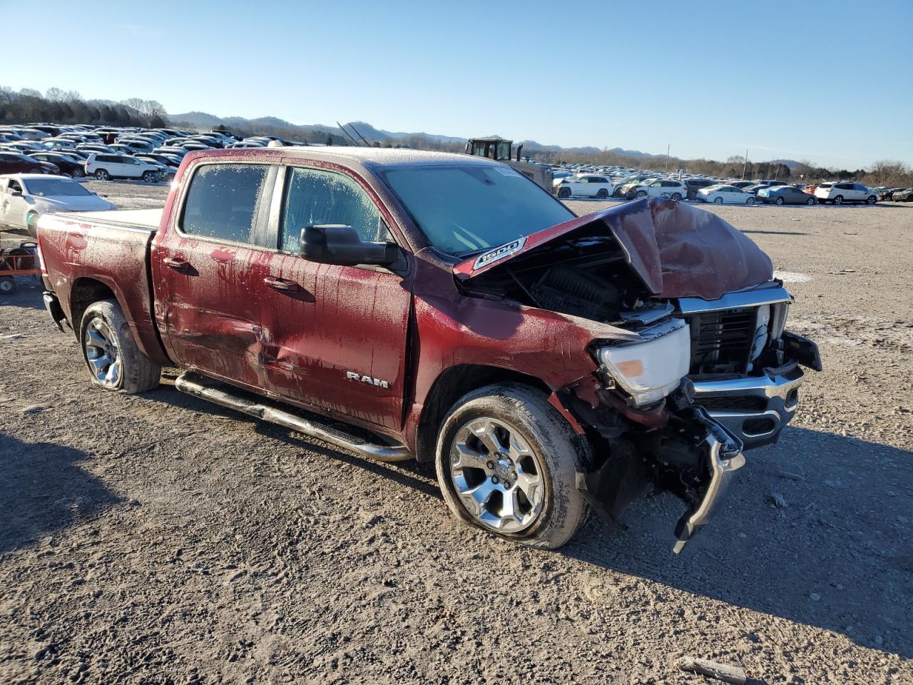 2022 RAM 1500 VIN 1C6SRFFT4NN376107 Copart auction photo, front end / undercarriage damage thumbnail 4