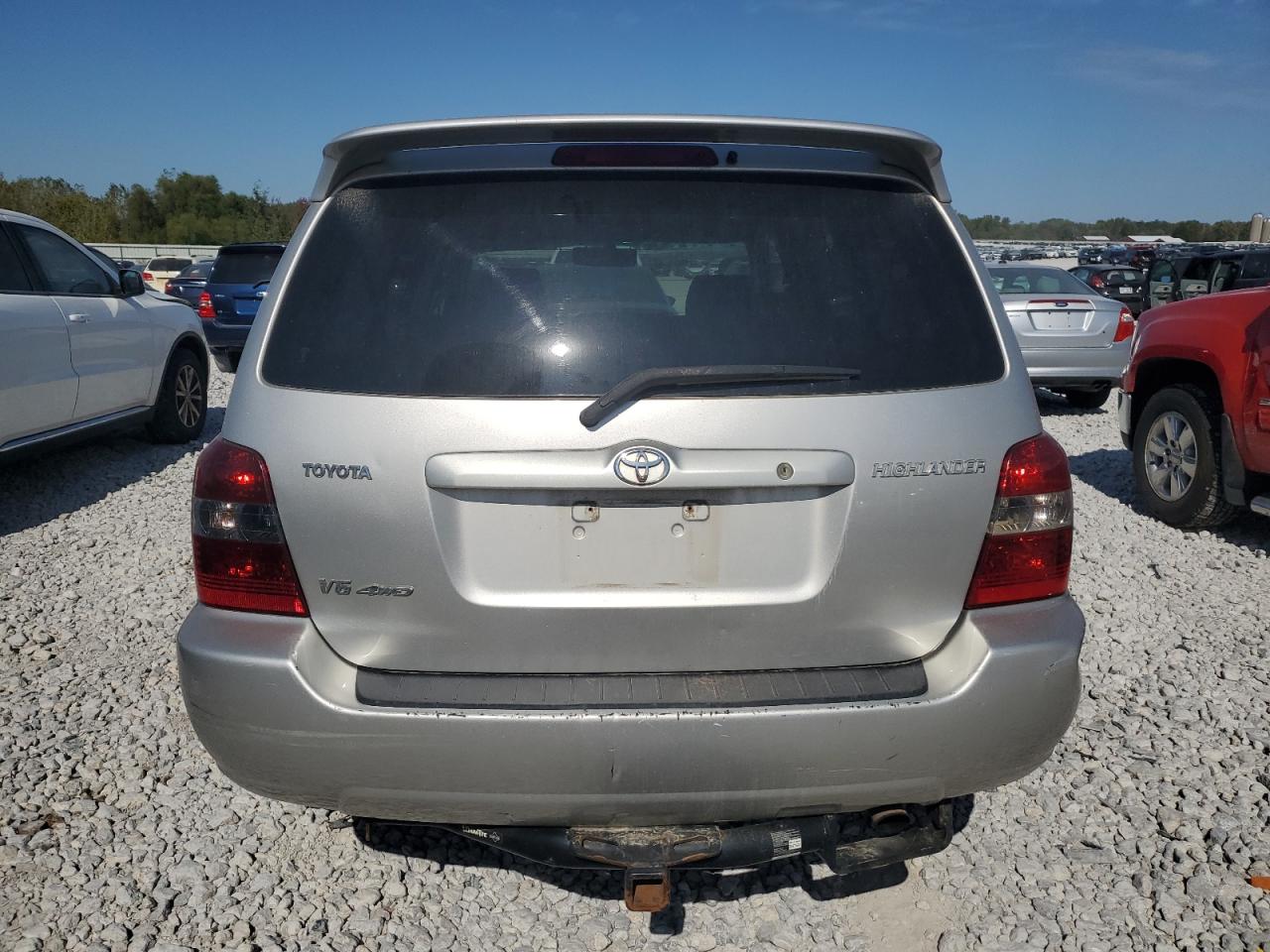 2007 Toyota Highlander VIN JTEEP21A370194243 Copart auction photo, front end damage thumbnail 6