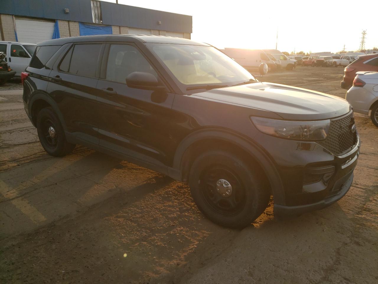2021 Ford Explorer VIN 1FM5K8AB0MGC24859 Copart auction photo, front end / mechanical damage thumbnail 4