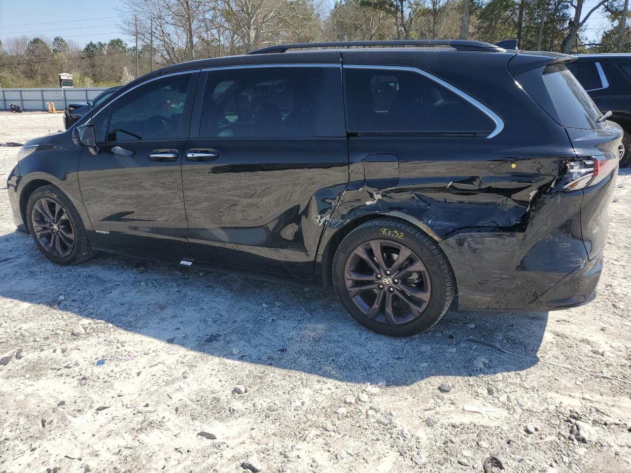 2021 Toyota Sienna VIN 5TDXRKEC1MS044966 Copart auction photo, side / rear end damage thumbnail 2