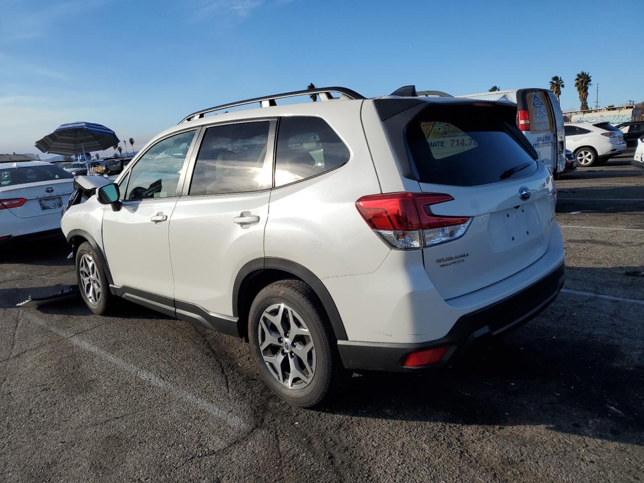 2024 Subaru Forester VIN JF2SKADC8RH461878 Copart auction photo, front end / minor dent/scratches damage thumbnail 2
