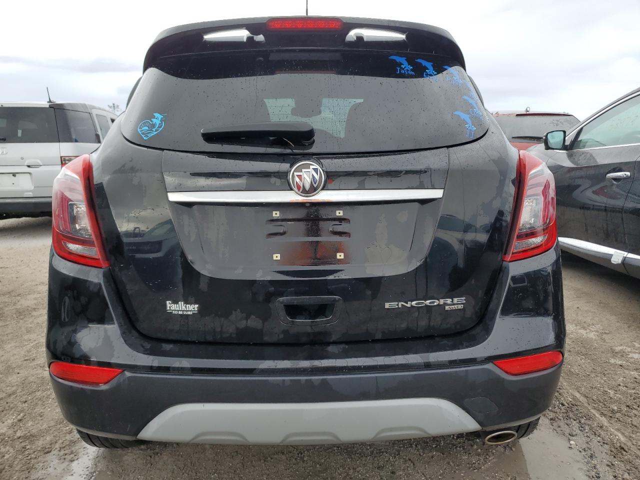 2019 Buick Encore VIN KL4CJ2SB3KB834513 Copart auction photo, vandalism damage thumbnail 6