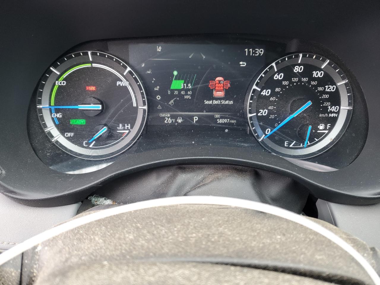 2021 Toyota Highlander VIN 5TDDBRCH8MS524033 Copart auction photo, water/flood / all over damage thumbnail 9