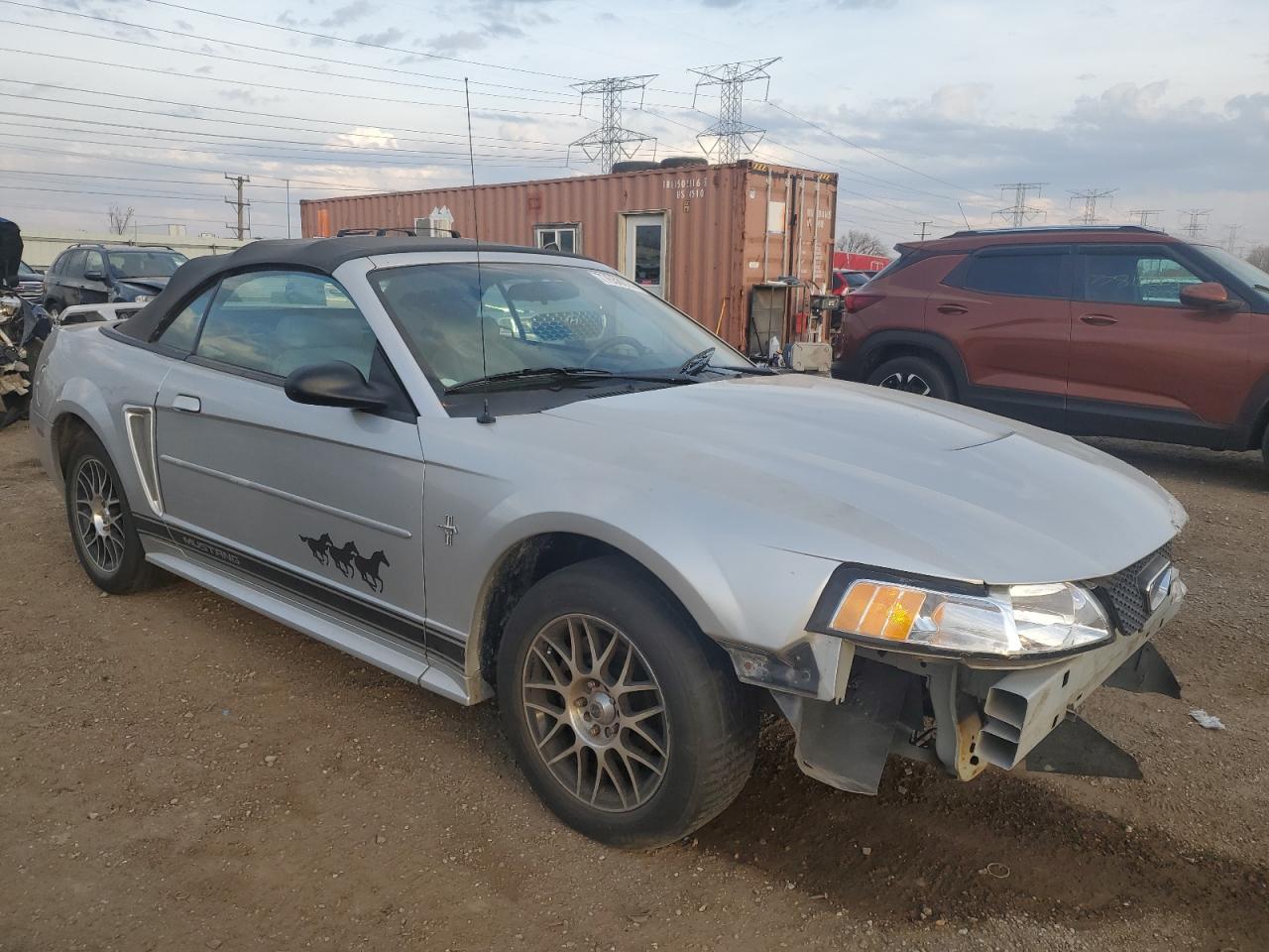 2003 Ford Mustang VIN 1FAFP44403F314586 Copart auction photo, front end / minor dent/scratches damage thumbnail 4