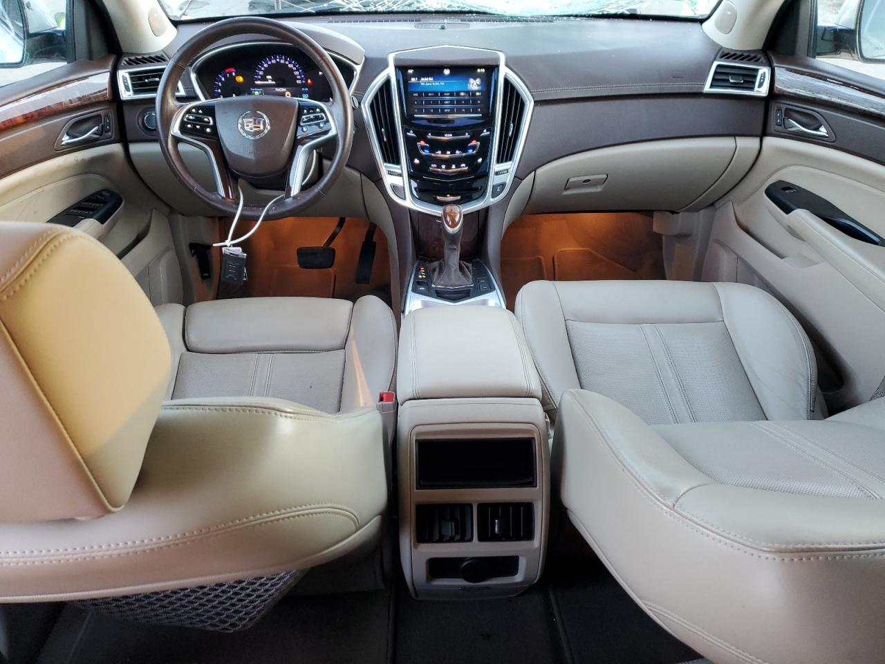 2014 Cadillac SRX VIN 3GYFNBE37ES662808 Copart auction photo, front end / all over damage thumbnail 8