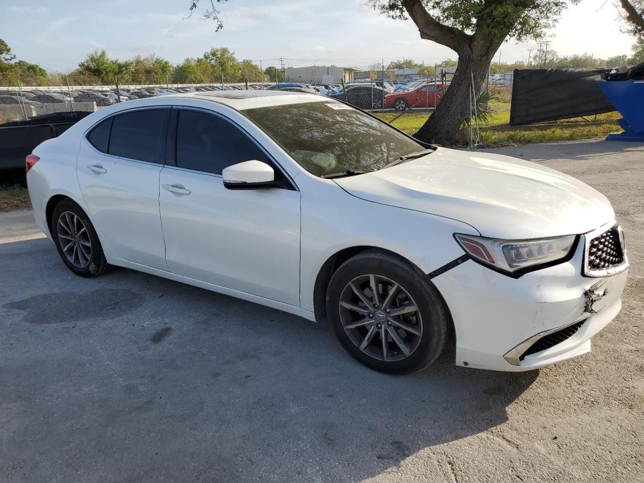 2020 Acura TLX VIN 19UUB1F35LA001437 Copart auction photo, front end damage thumbnail 4