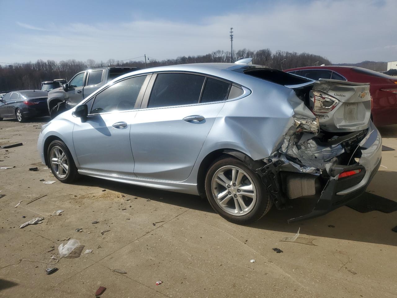2017 Chevrolet Cruze VIN 1G1BE5SM5H7265404 Copart auction photo, rear end damage thumbnail 2