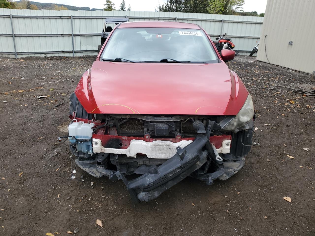 2014 Mazda 3 VIN JM1BM1K76E1200279 Copart auction photo, front end / rear end damage thumbnail 5