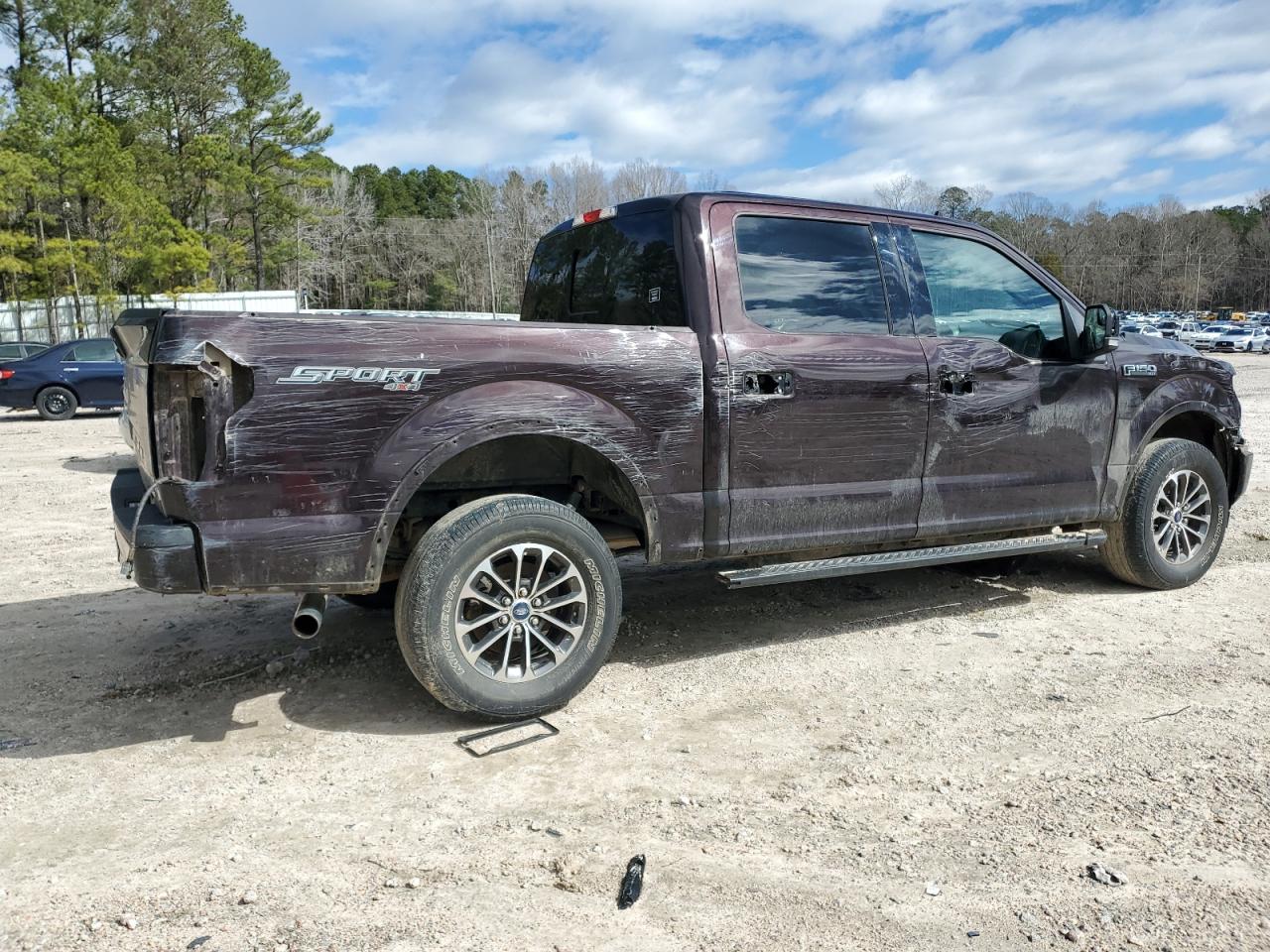 2018 Ford F-150 VIN 1FTEW1EG5JKF98494 Copart auction photo, all over damage thumbnail 3