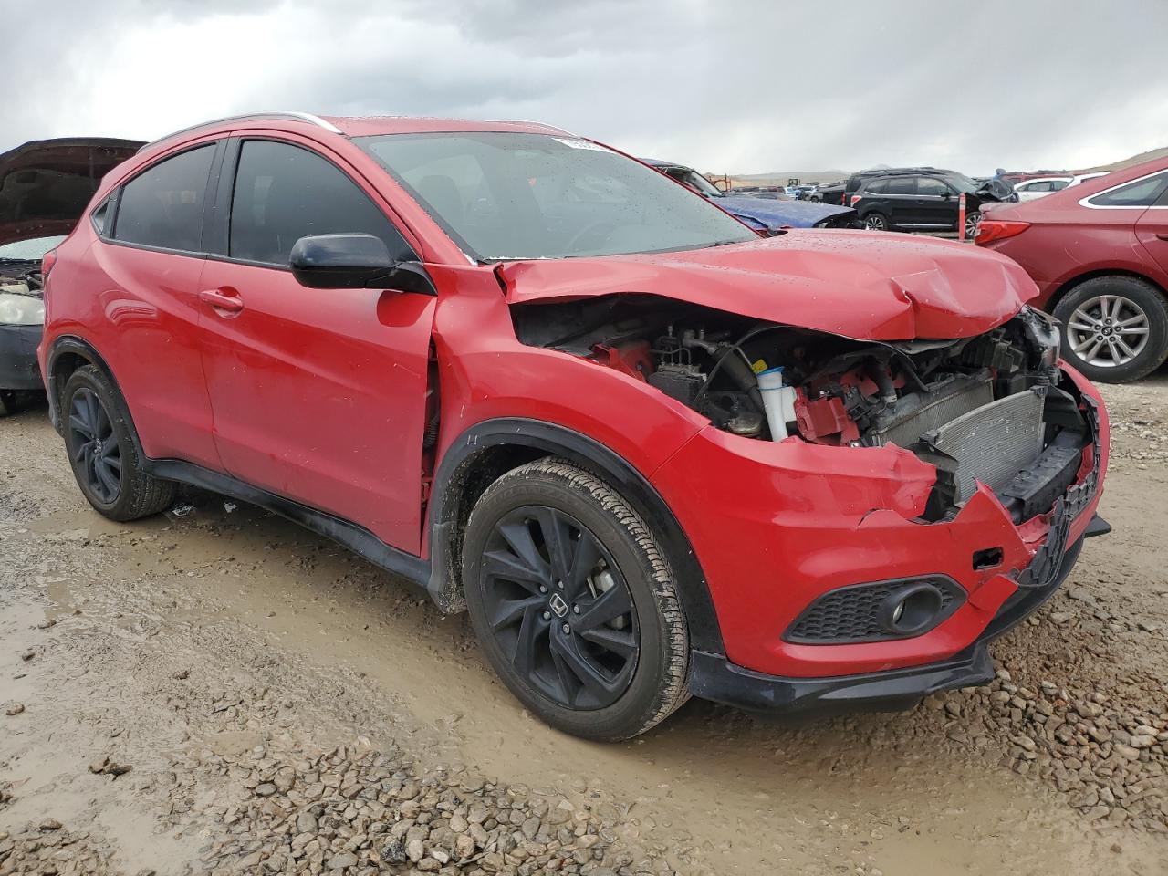 2022 Honda HR-V VIN 3CZRU5H16NM720715 Copart auction photo, front end damage thumbnail 4
