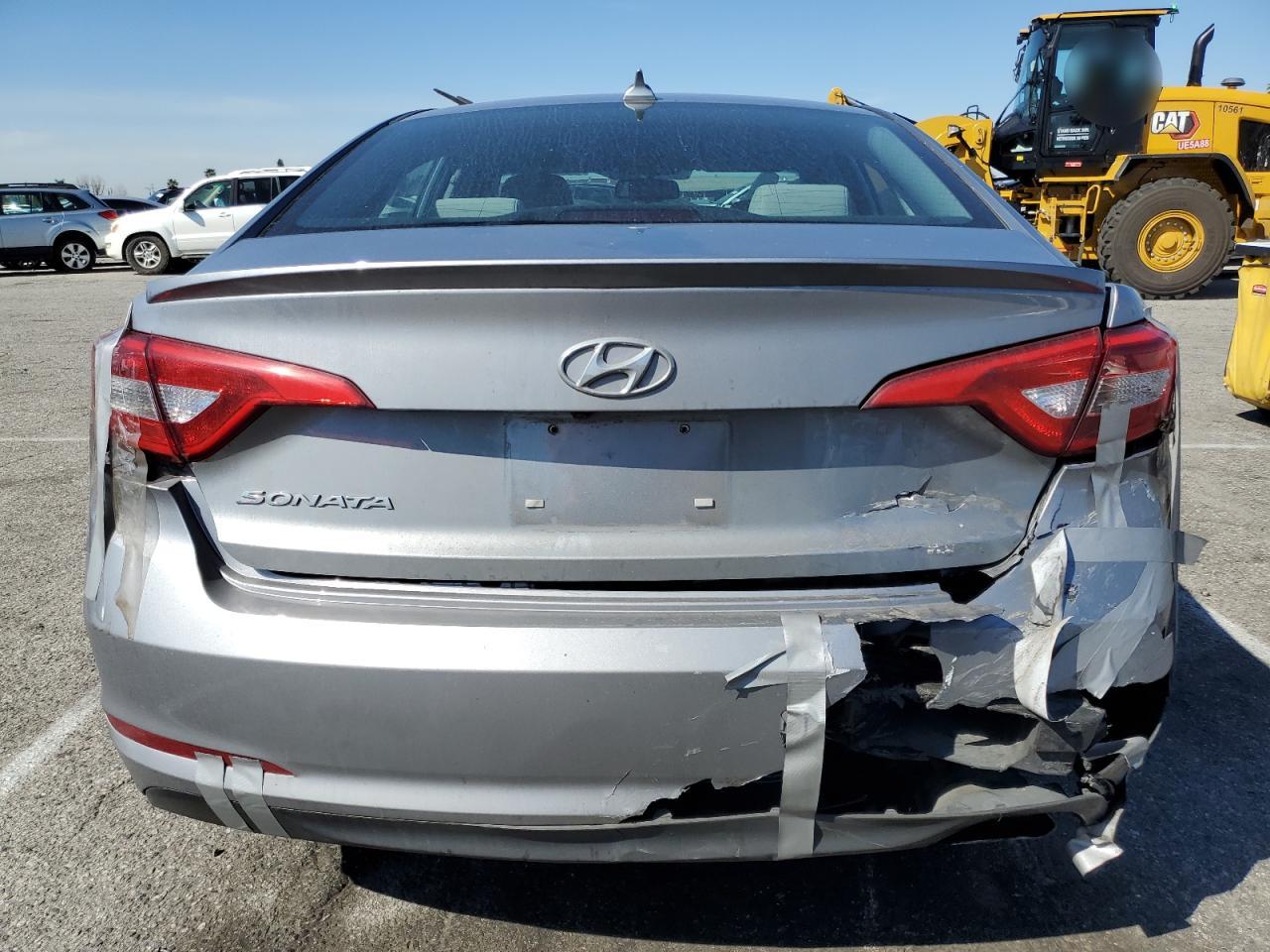2017 Hyundai Sonata VIN 5NPE24AF9HH527074 Copart auction photo, rear end / front end damage thumbnail 6
