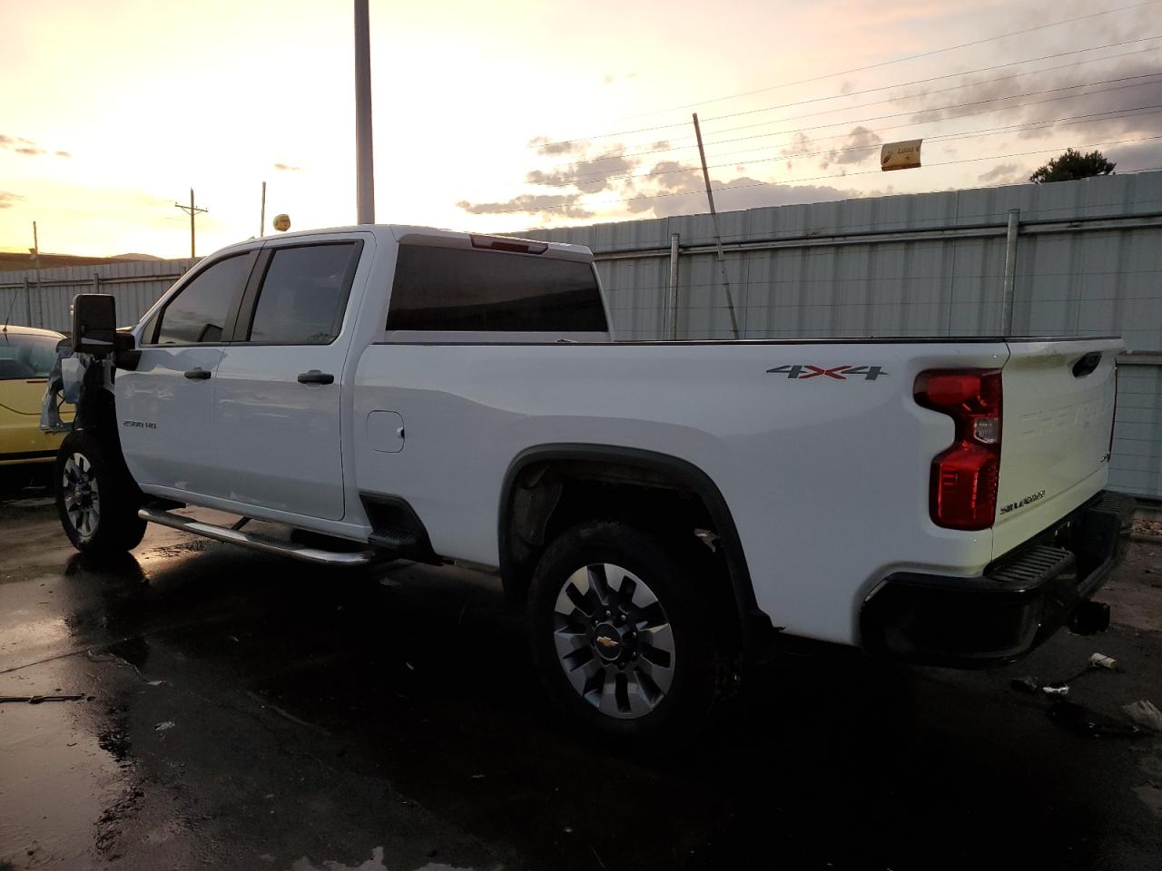 2023 Chevrolet Silverado VIN 1GC4YME72PF248149 Copart auction photo, front end / side damage thumbnail 2