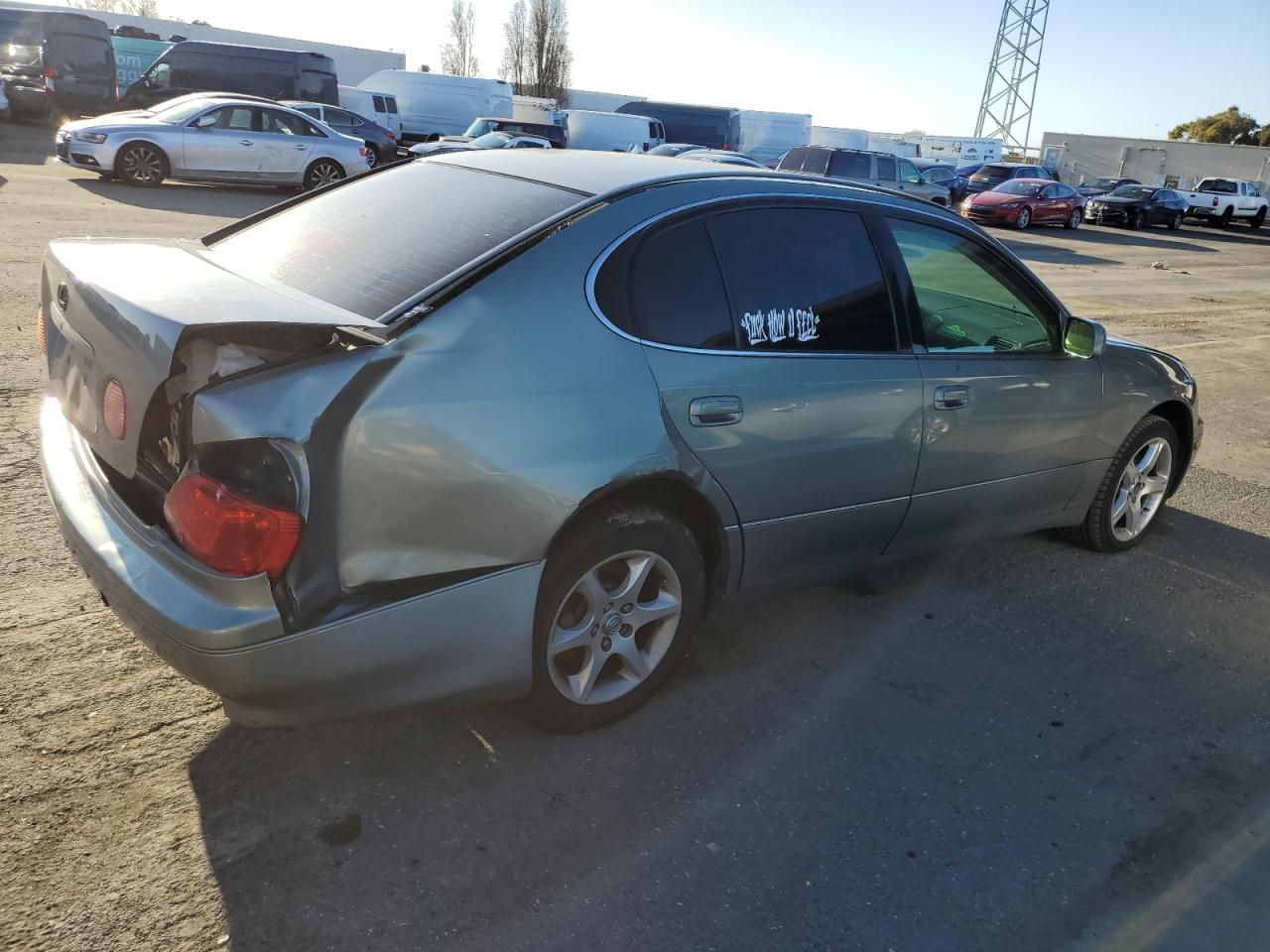 2001 Lexus GS 300 VIN JT8BD69S110150574 Copart auction photo, rear end damage thumbnail 3