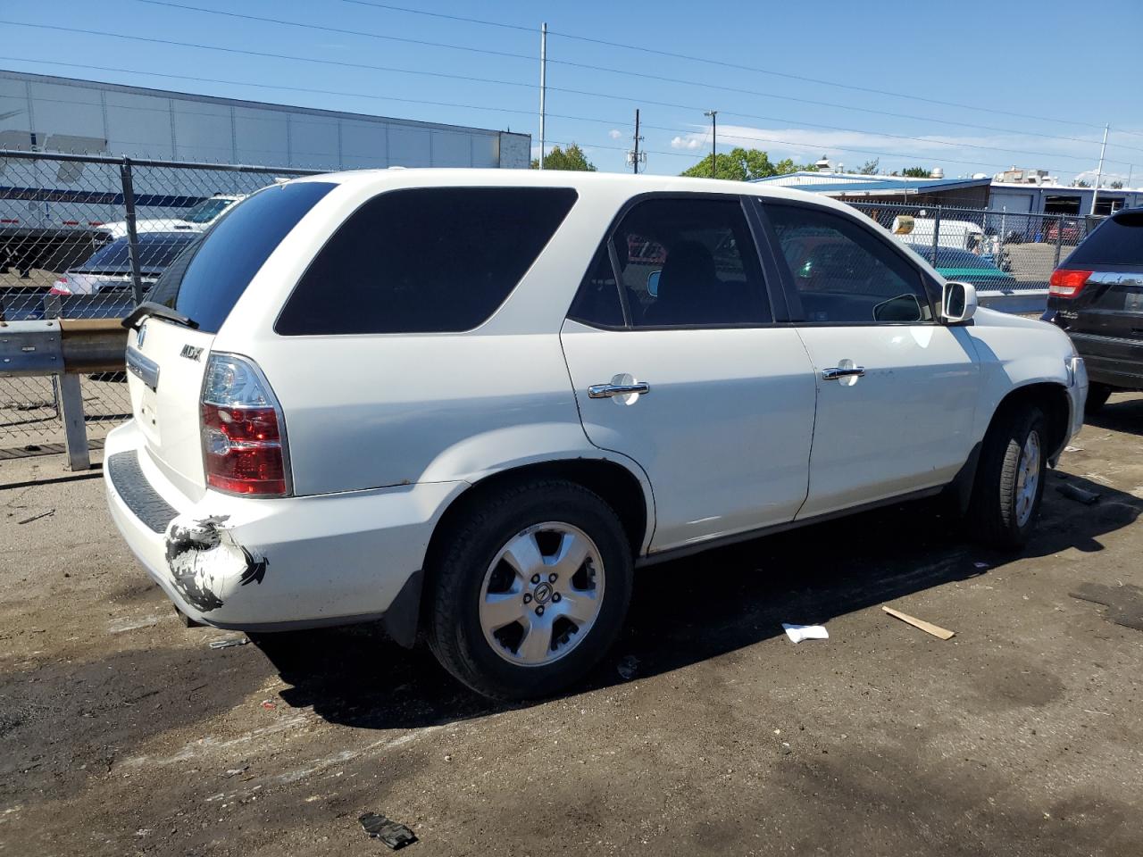 2005 Acura MDX VIN 2HNYD18215H505626 Copart auction photo, front end / rear end damage thumbnail 3