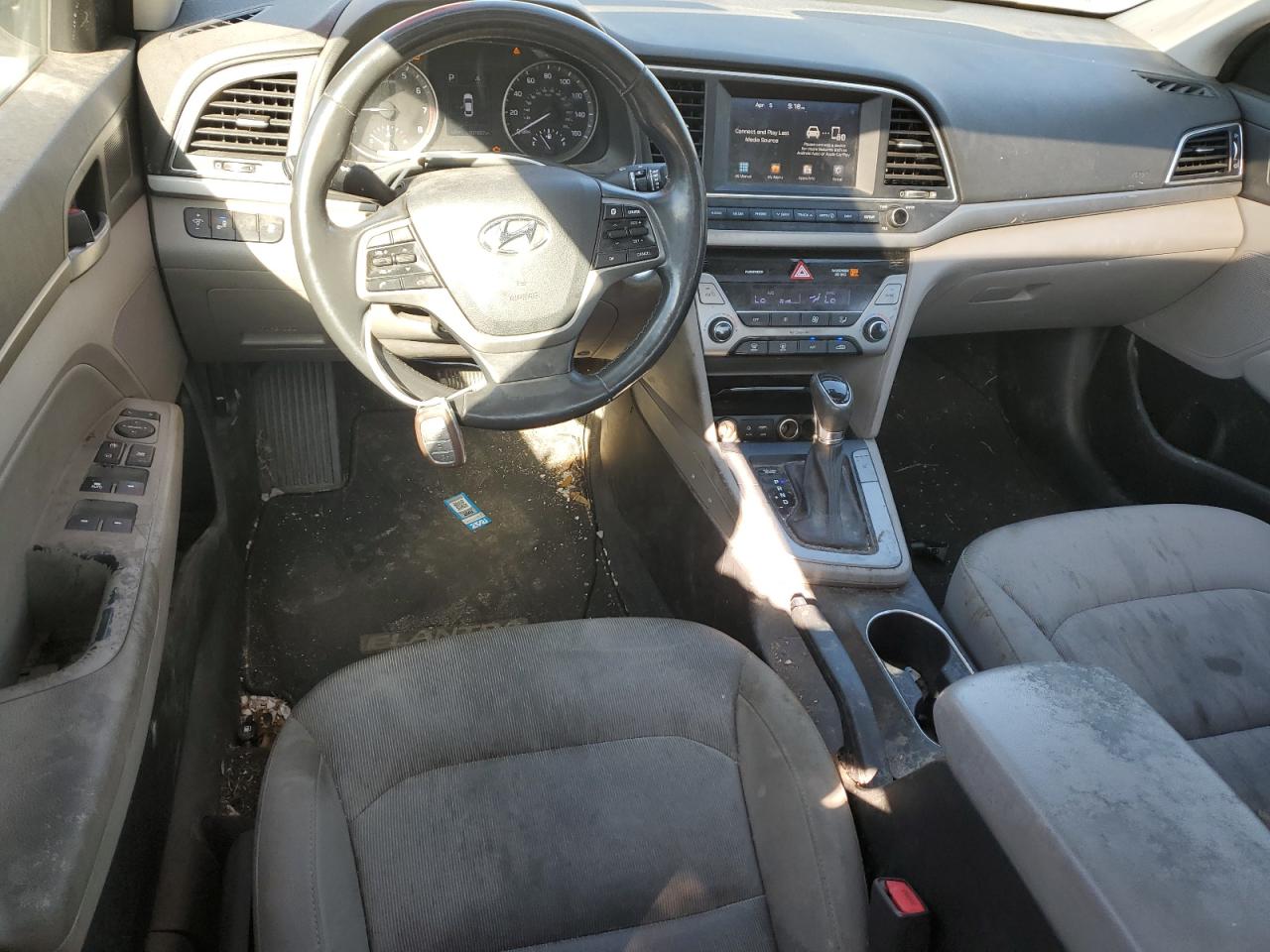 2018 Hyundai Elantra VIN KMHD84LF5JU615425 Copart auction photo, rear end damage thumbnail 8