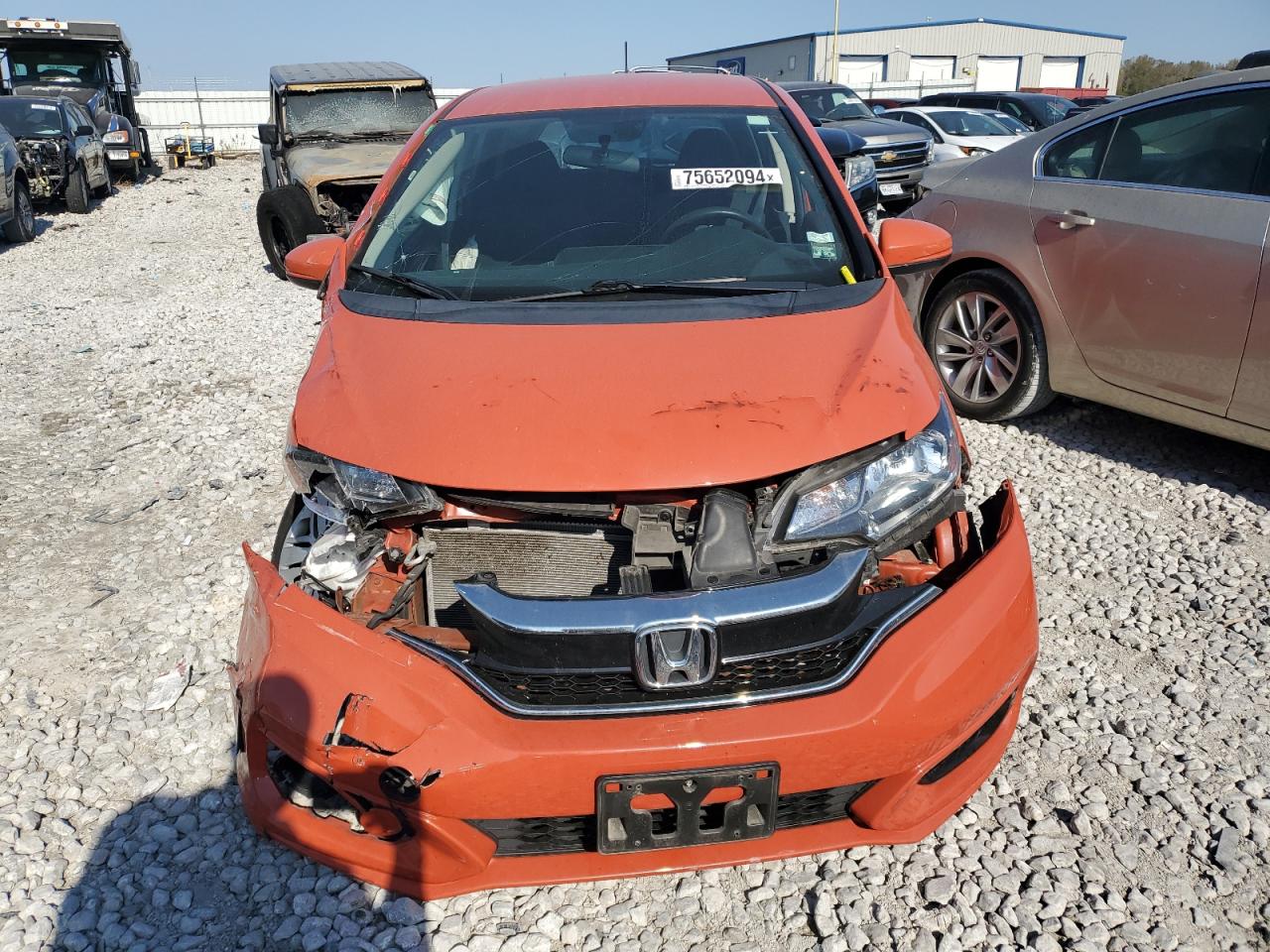 2020 Honda Fit VIN 3HGGK5H43LM723311 Copart auction photo, front end / side damage thumbnail 5