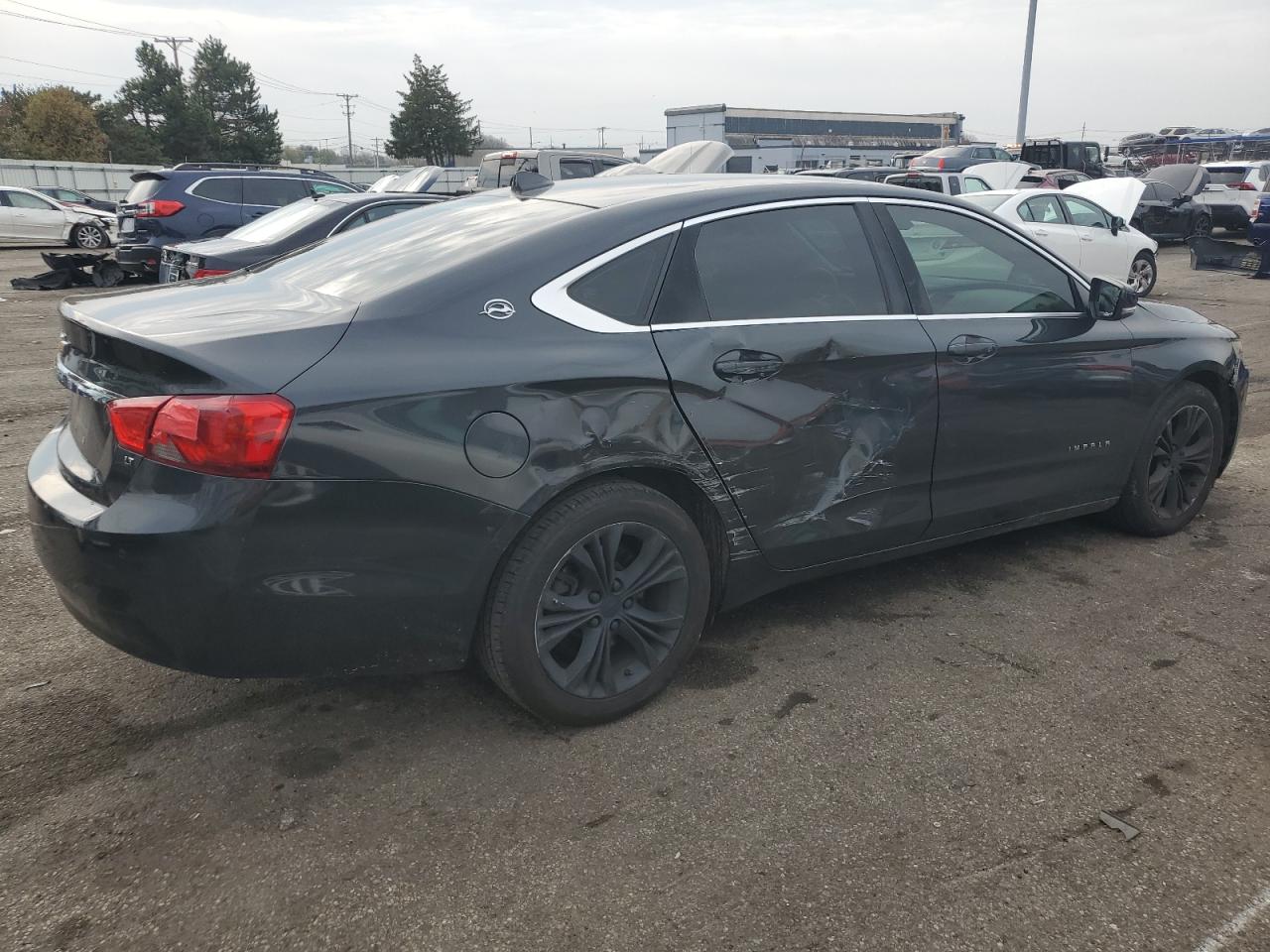 2014 Chevrolet Impala VIN 1G1115SL7EU140481 Copart auction photo, all over damage thumbnail 3