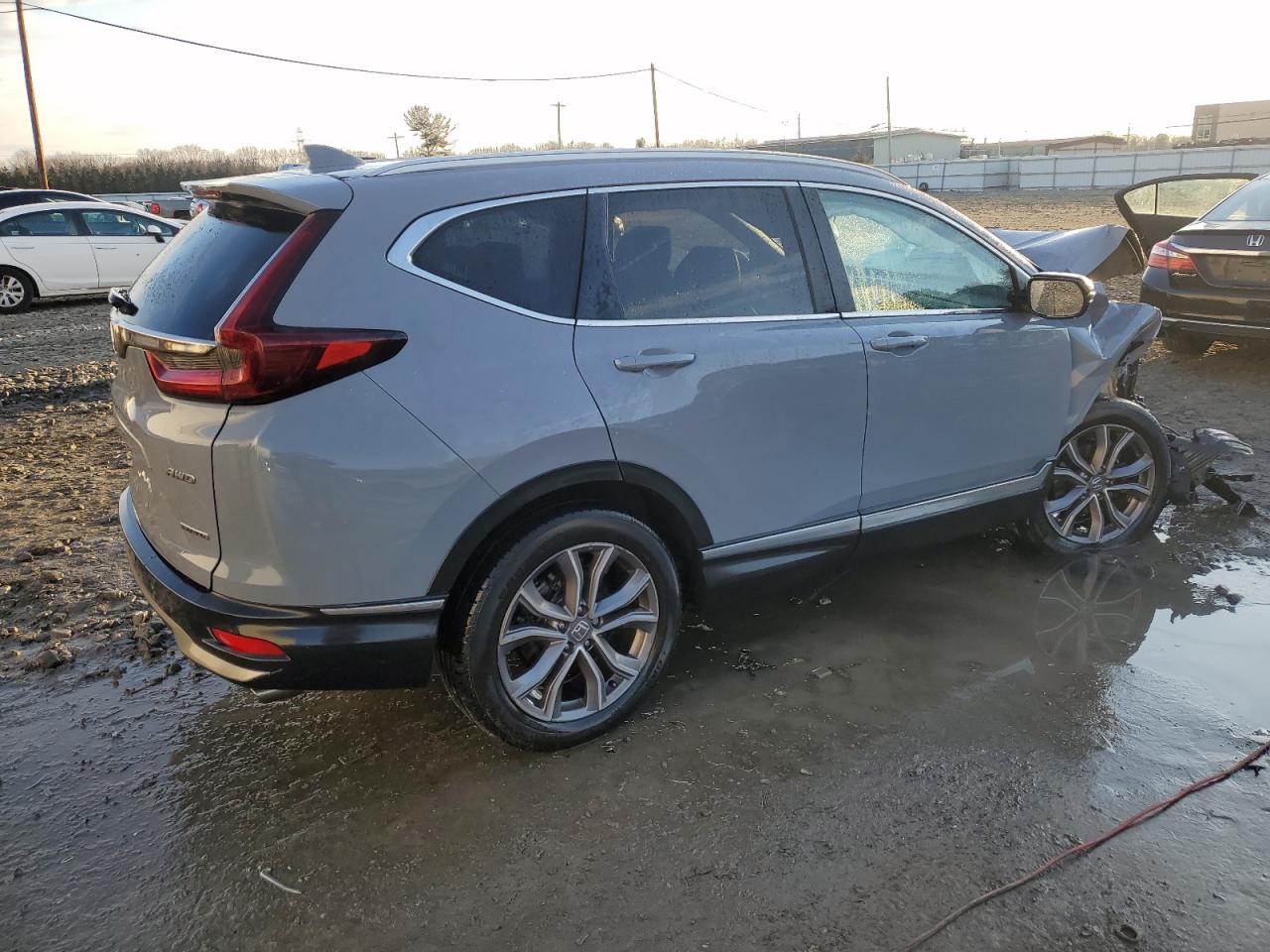 2021 Honda CR-V VIN 2HKRW2H96MH668365 Copart auction photo, front end damage thumbnail 3
