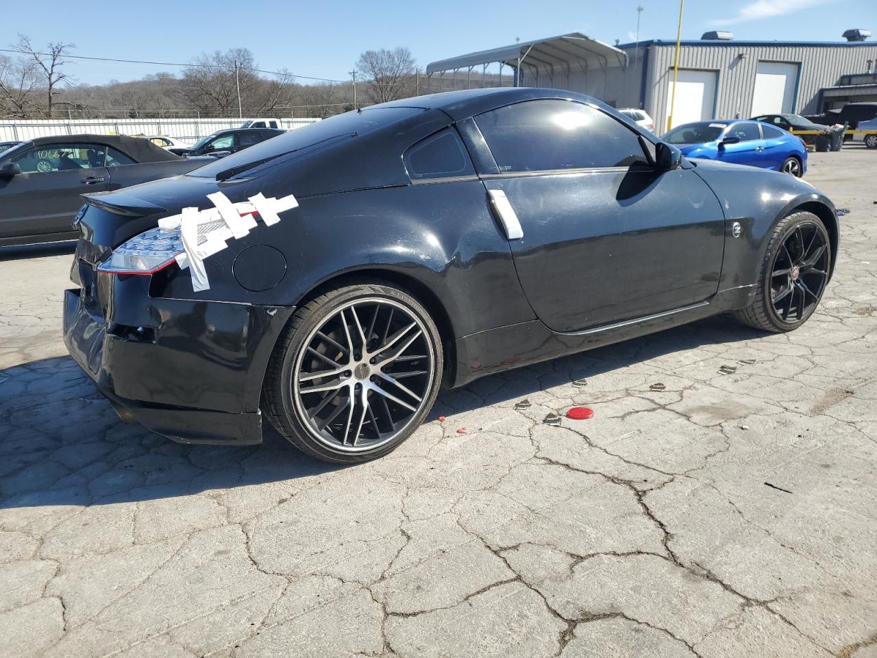 2007 Nissan 350Z VIN JN1BZ34D57M504336 Copart auction photo, rear end damage thumbnail 3