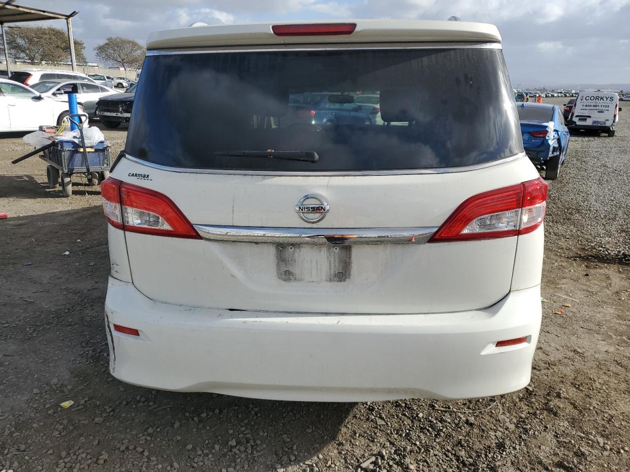 2015 Nissan Quest VIN JN8AE2KP7F9131303 Copart auction photo, all over damage thumbnail 6