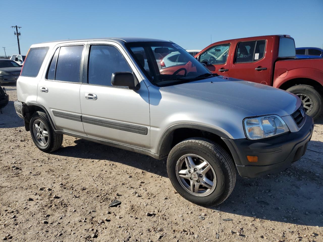 1998 Honda CR-V VIN JHLRD1861WC103450 Copart auction photo, rear end damage thumbnail 4