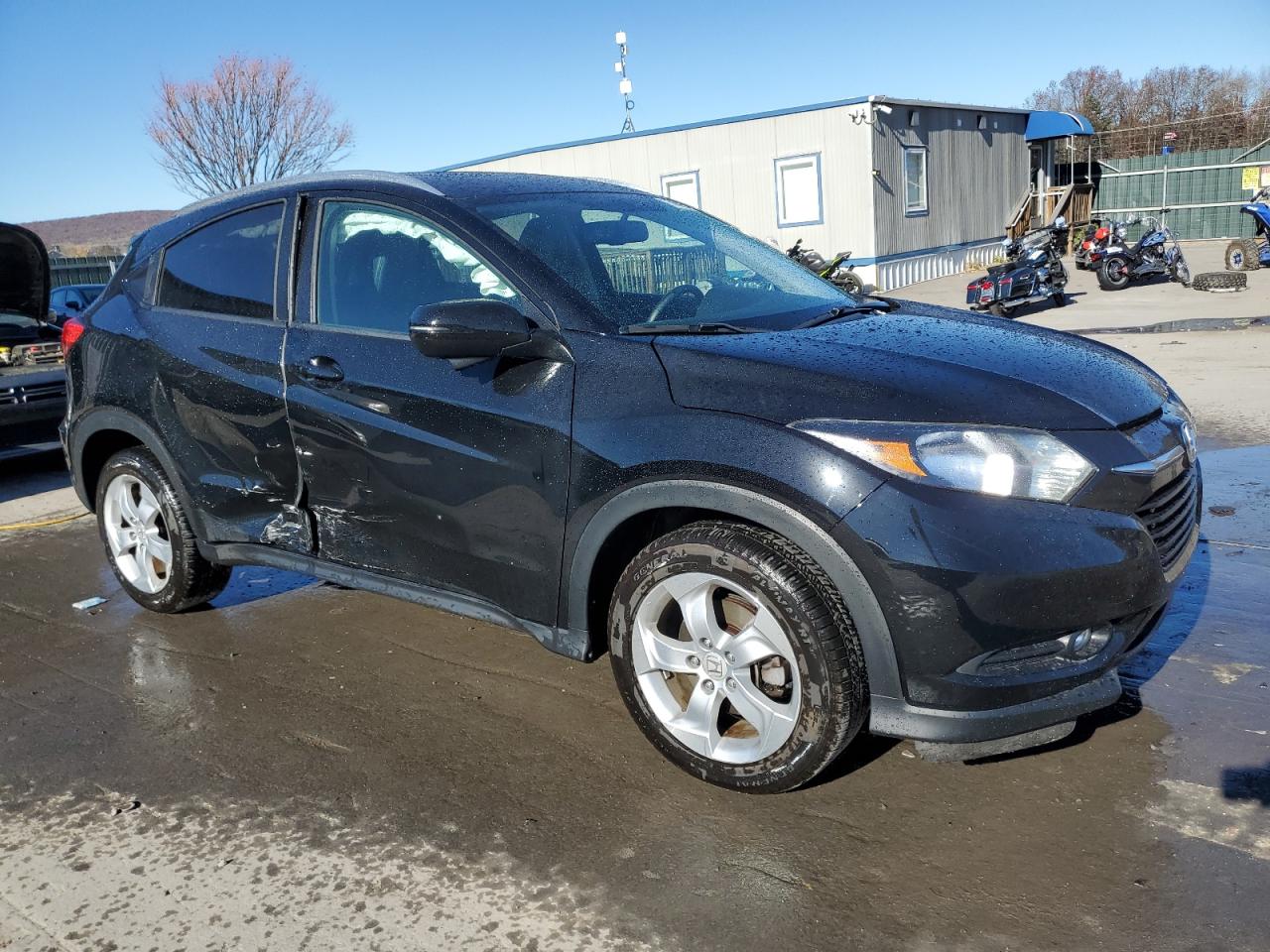 2016 Honda HR-V VIN 3CZRU6H74GM701965 Copart auction photo, side / minor dent/scratches damage thumbnail 4
