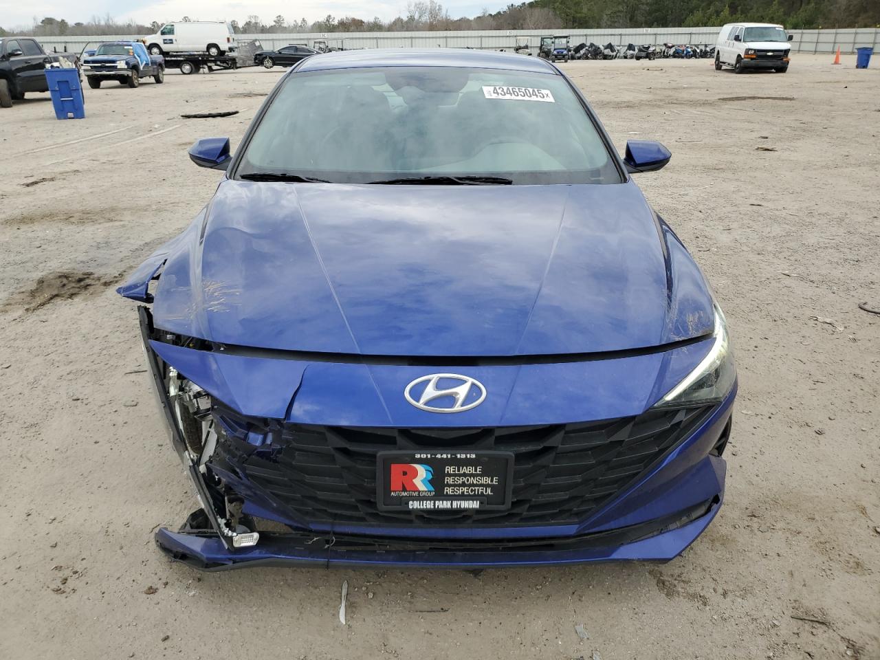 2023 Hyundai Elantra VIN 5NPLL4AGXPH119534 Copart auction photo, rear end / front end damage thumbnail 5