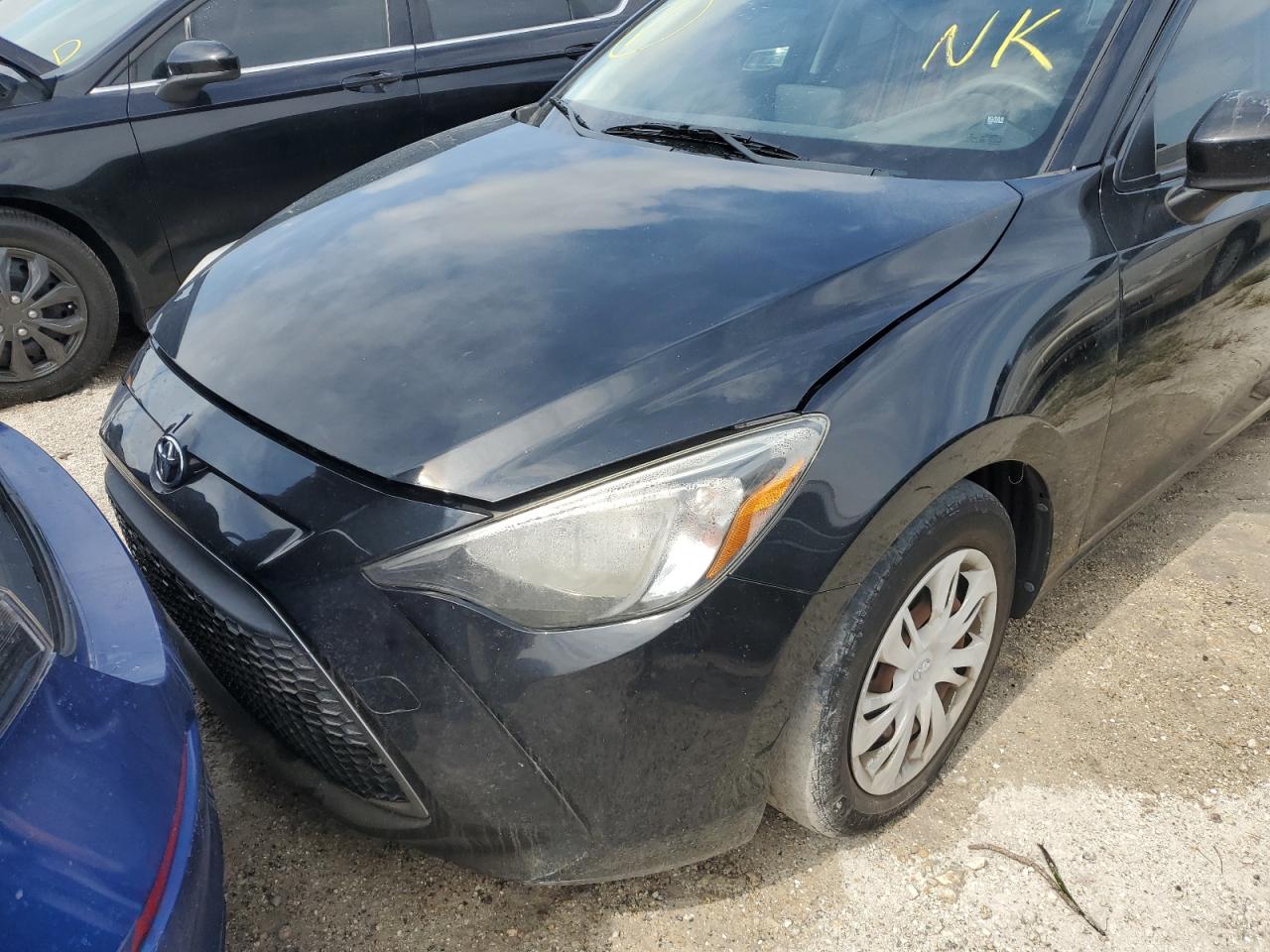 2019 Toyota Yaris VIN 3MYDLBYV5KY521567 Copart auction photo, water/flood damage thumbnail 5