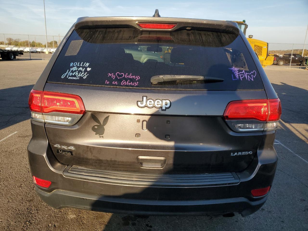 2014 Jeep Grand Cherokee VIN 1C4RJFAGXEC249236 Copart auction photo, front end / side damage thumbnail 6