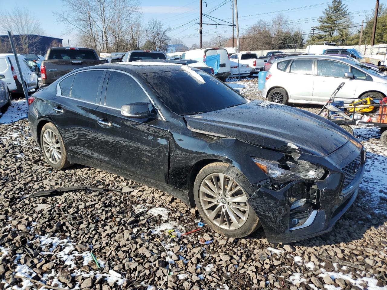 2018 Infiniti Q50 VIN JN1EV7AR1JM430811 Copart auction photo, front end / minor dent/scratches damage thumbnail 4