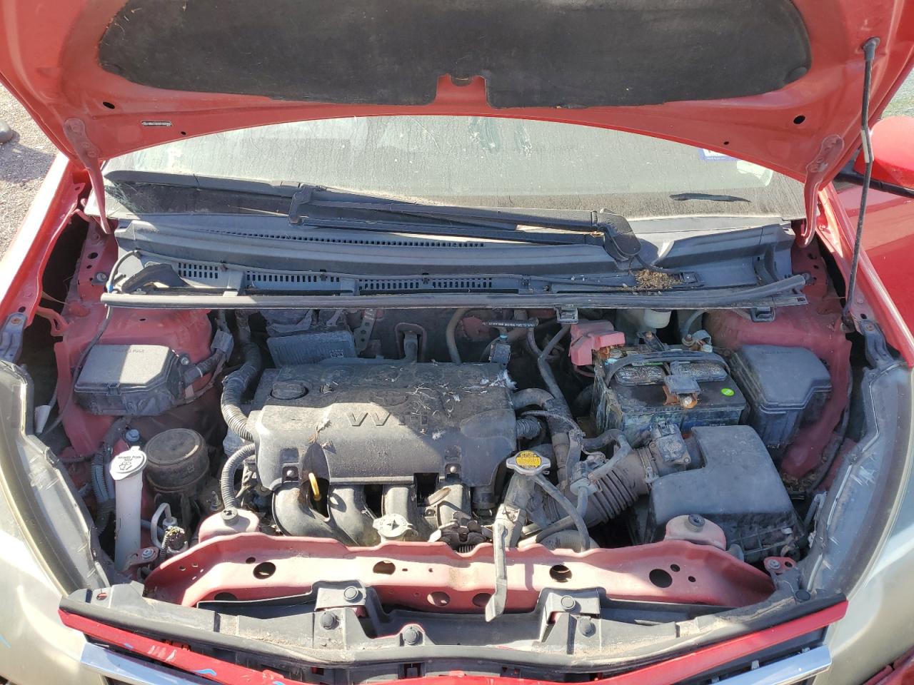 2015 Toyota Yaris VIN VNKKTUD30FA033893 Copart auction photo, front end damage thumbnail 11
