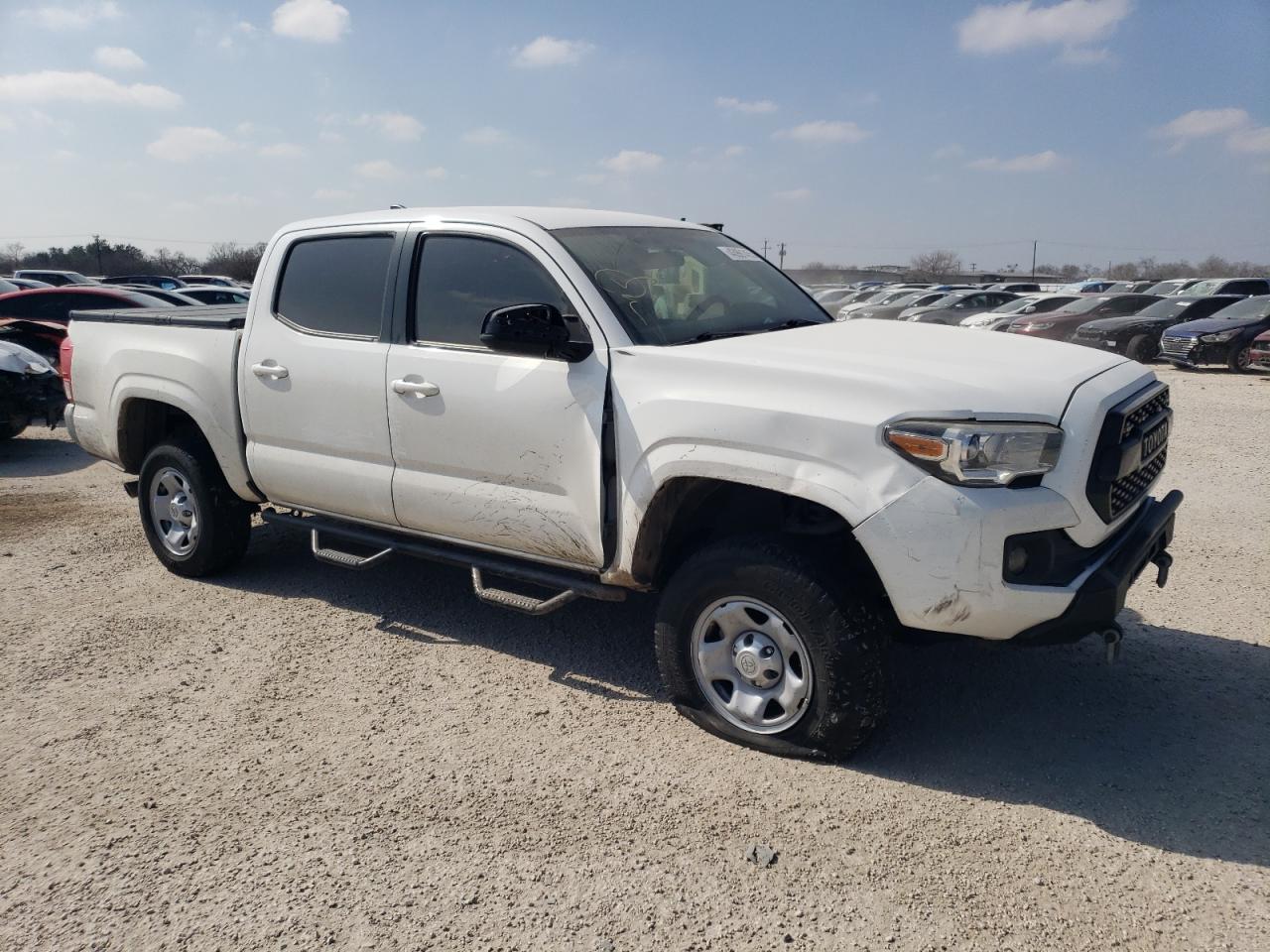 2017 Toyota Tacoma VIN 5TFAX5GN7HX089194 Copart auction photo, front end / undercarriage damage thumbnail 4