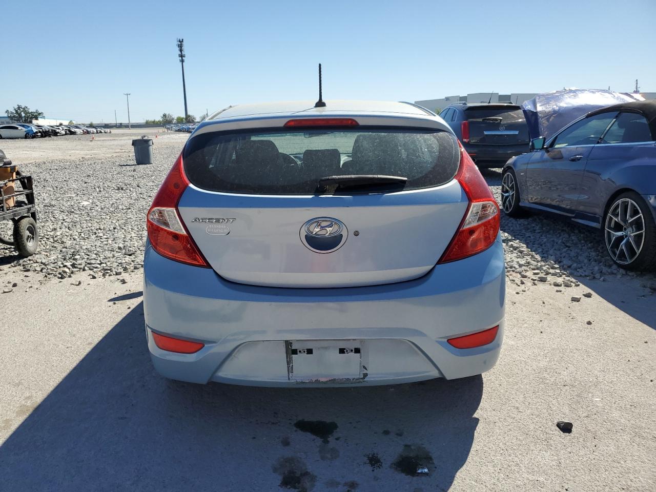2013 Hyundai Accent VIN KMHCT5AE7DU108539 Copart auction photo, front end / minor dent/scratches damage thumbnail 6