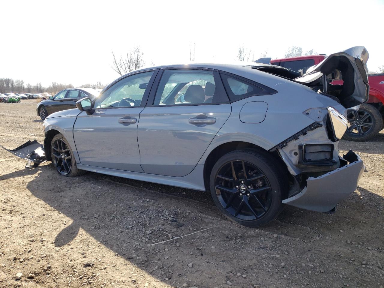 2022 Honda Civic VIN 2HGFE2F5XNH565533 Copart auction photo, rear end / front end damage thumbnail 2