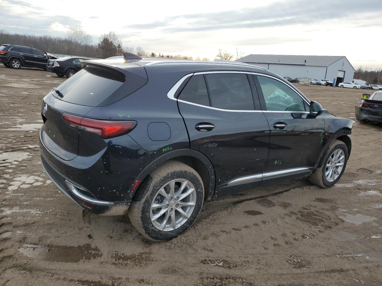 2021 Buick Envision VIN LRBAZLR4XMD071480 Copart auction photo, front end damage thumbnail 3